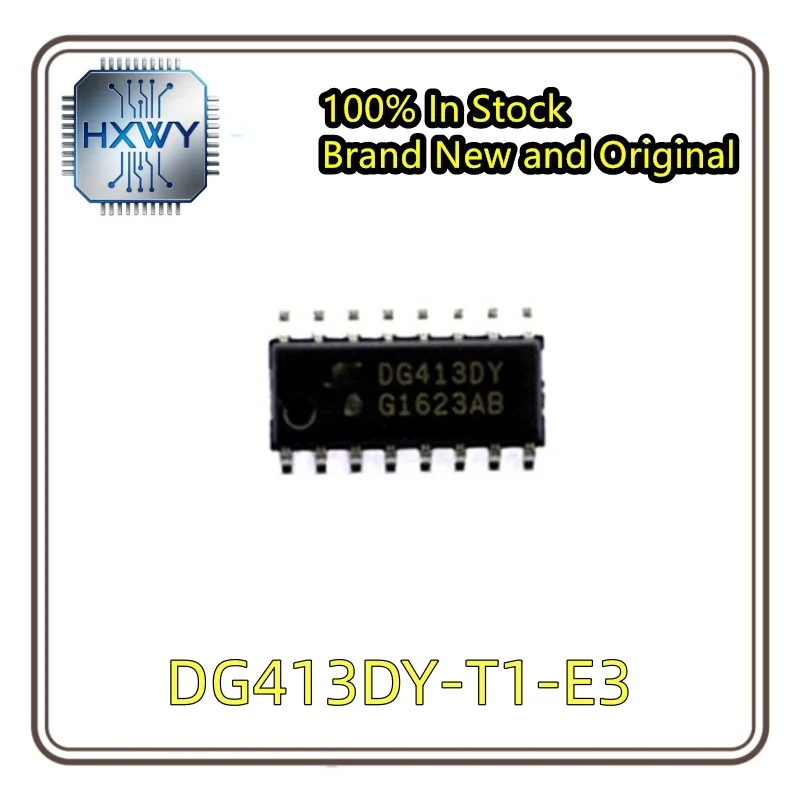 (5/20 pieces) DG413DY-T1-E3 DG413DY SOIC-16 analog switch New Electronic Parts Fast Delivery High Quality In Stock