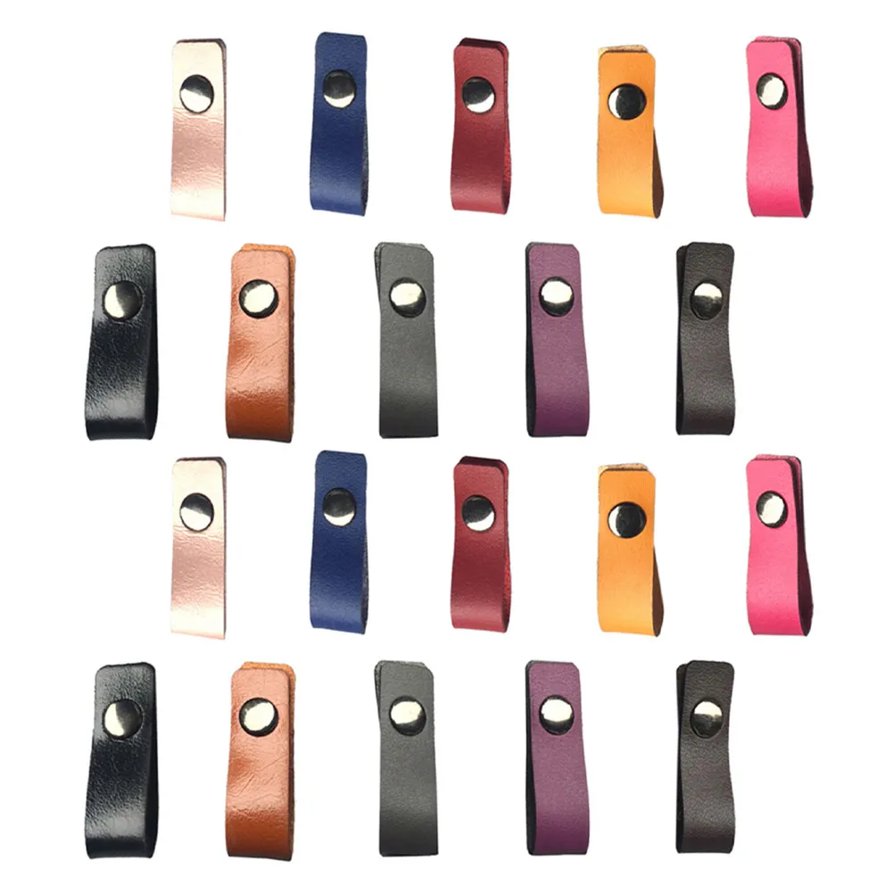 20Pcs Slim Lightweight Cable Winder Organizers for Earphones USB Charging Cords Travel Home Office School Portable Cord Keeper