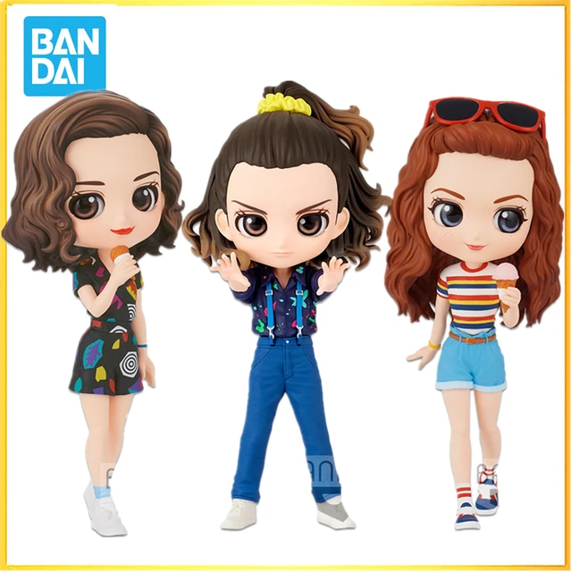 In stock Bandai Original BANPRESTO Q Posket Stranger Things Eleven Vol.2  Vol.3 Max Kawaii Anime Action Figure Toys - AliExpress