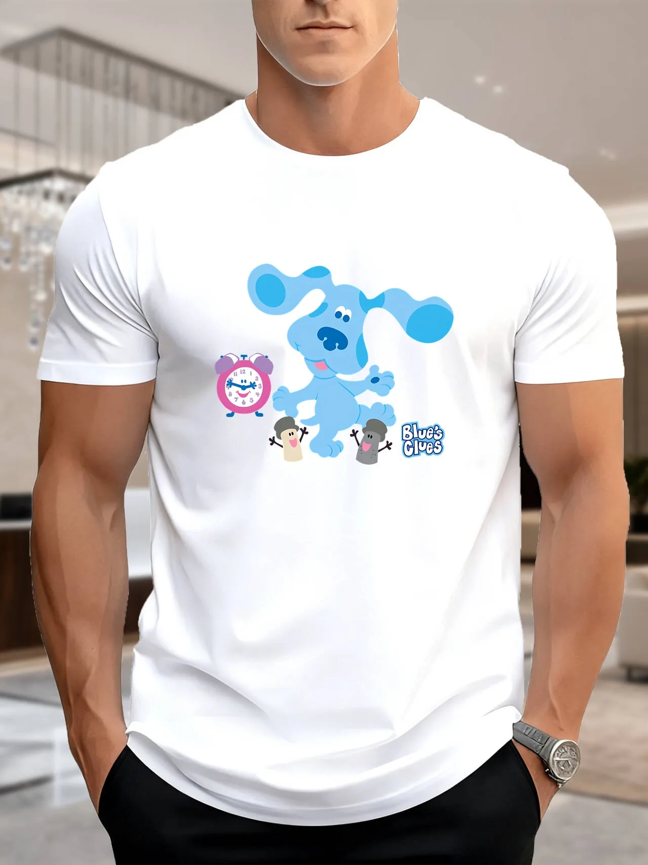 جديد وصول أزياء الأزرق المقلام الوزن الثقيل حار بيع خمر مضحك المألوف الرجال تي شيرت