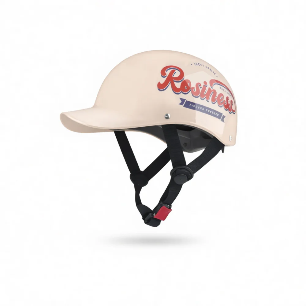 Urban Commuter Safety Helmet Trendy Baseball Cap Design Half Face Protection Lightweight Breathable For Motor Electric Bike 3C