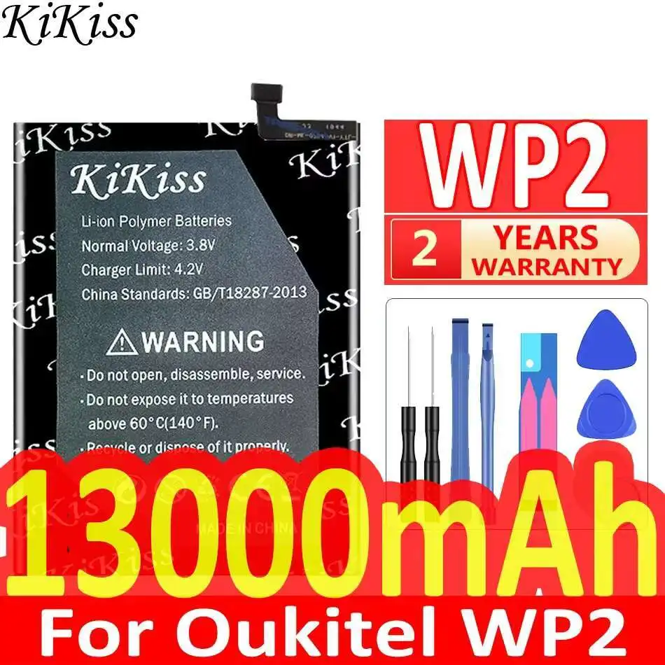 

13000Mah Mobile Phone Battery For Oukitel WP2 Premium Replacement