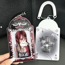 Angel Wing Pattern Combination Card Holder Series, 3-3.5-Inch Photo Card Storage Display Folder, Celebrity Small Card Collection