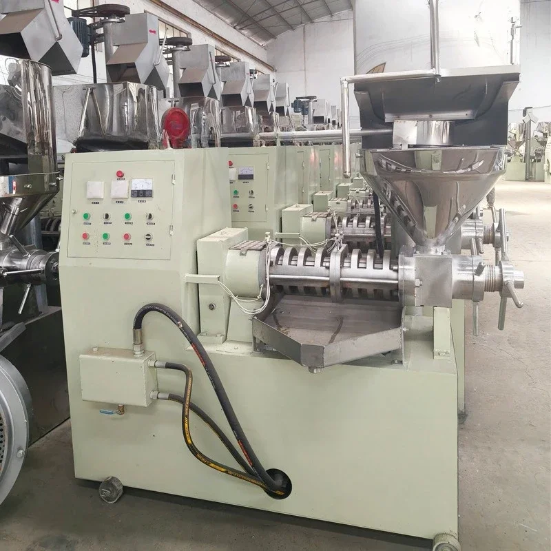 Ölpresse, vollautomatisch, kommerziell, Ölmühle, Schraubenpresse