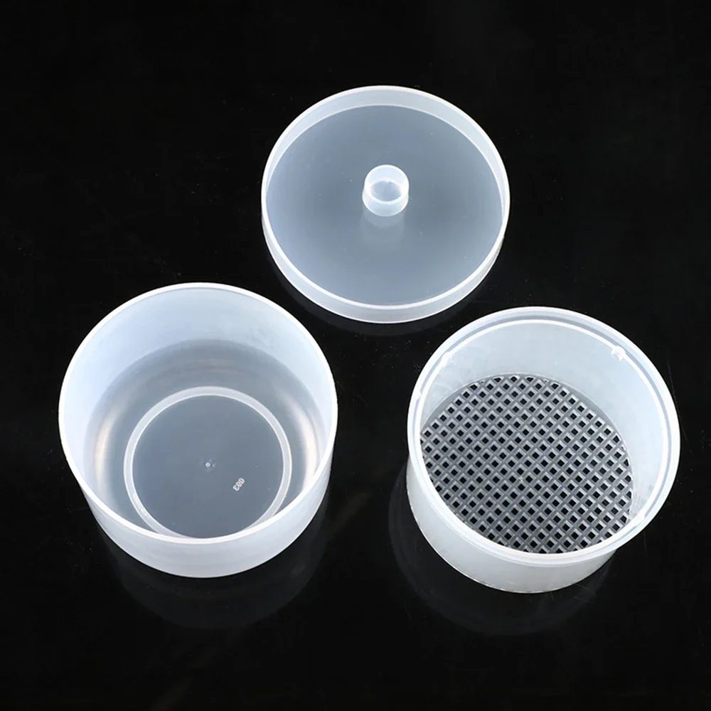 네일 드릴 비트 소독 보관함 다중 구멍 비트 홀더 네일 밀링 커터 핀셋 액세서리 청소 멸균 도구