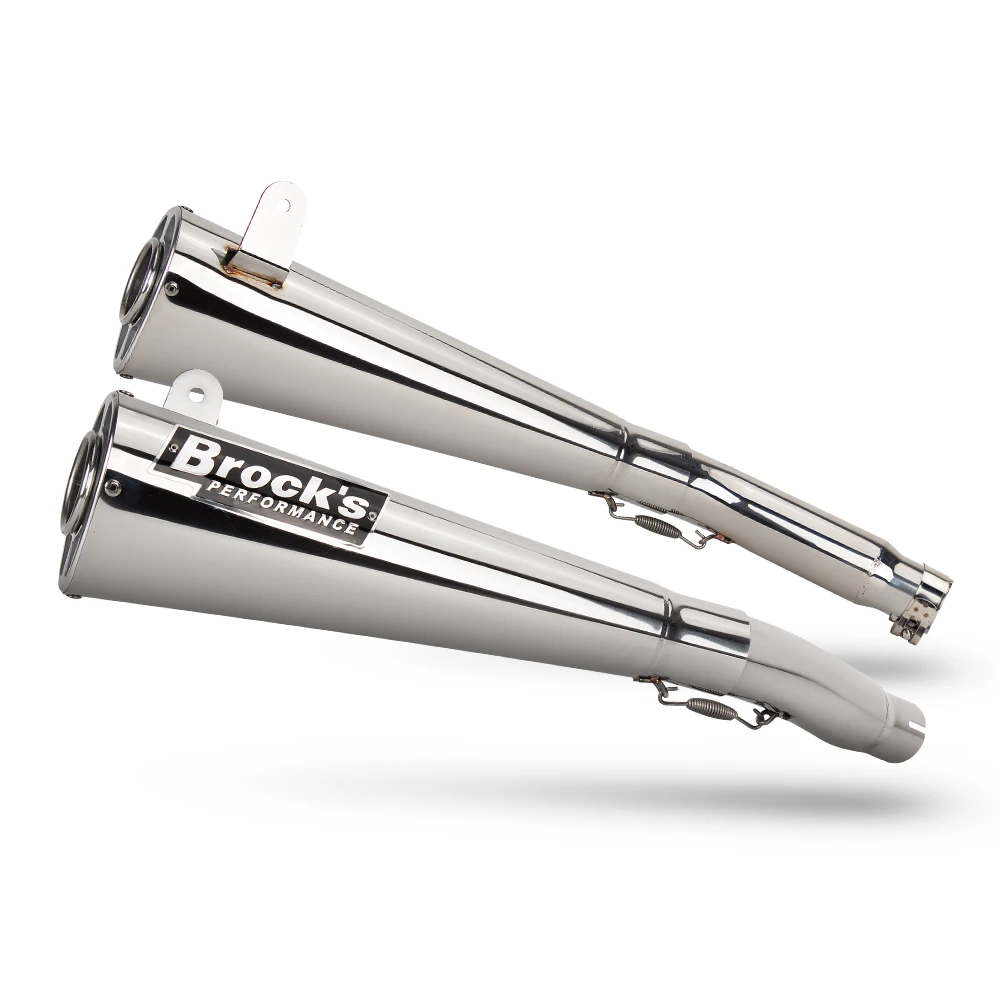 

STLFSlip on Line for Suzukis Hayabusa GSX1300R GSXR1300 08-18 Motorcycle Exhaust Modify Middle Link Adapter Pipe with Brock Muff