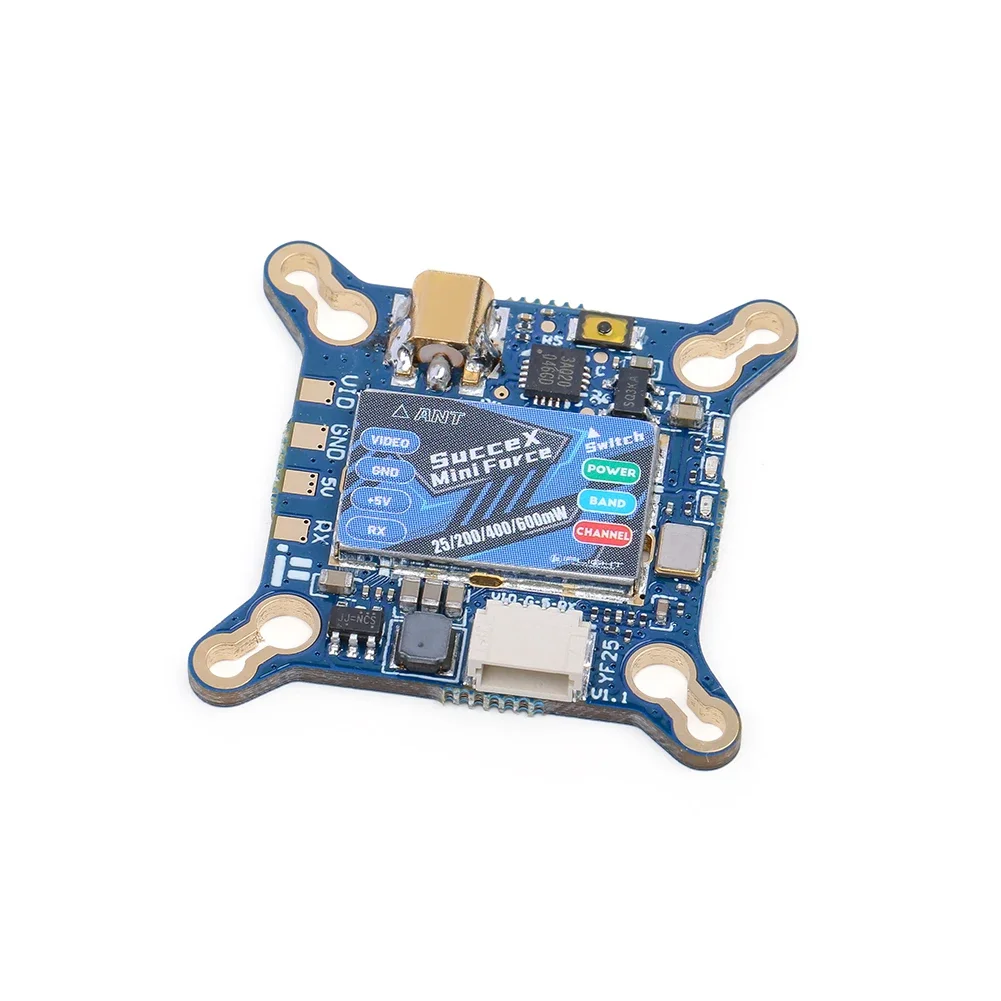 

IFlight SucceX-Force 5.8G 25mW/100mW/400mW/600mW MINI VTX Adjustable Video Transmitter w/ MMCX Built-in self-check for FPV Drone