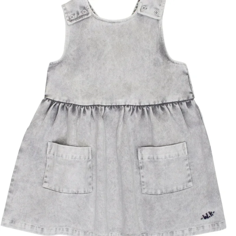 OUYANG & IVAN Kindersets 2025 Wyn Lente/zomer Nieuwe Denim Stof Jongens en Meisjes Jurk Shorts Gedrukt Top Kinderen Rok