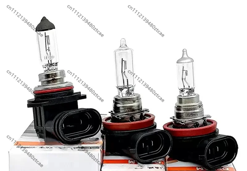 Universal Automotive Halogen Lamp H1 H3 H4 H7 H8 H11 HB3 HIR2 Car Headlamp Fog Light High Low Beam Replacement Bulbs