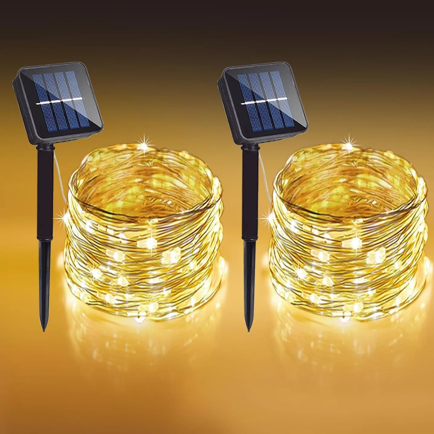 Fairy Lights Solar Garden Lights Lichtslingers met 8-modi Waterdichte draadverlichting voor Patio Yard Trees Christmas Party