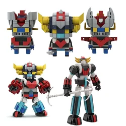 Moc Anime Figures Goldoraked Mazingered UFO Robot Building Blocks Space Technical Mecha Robots Cartoon Model Bricks Toys Gifts