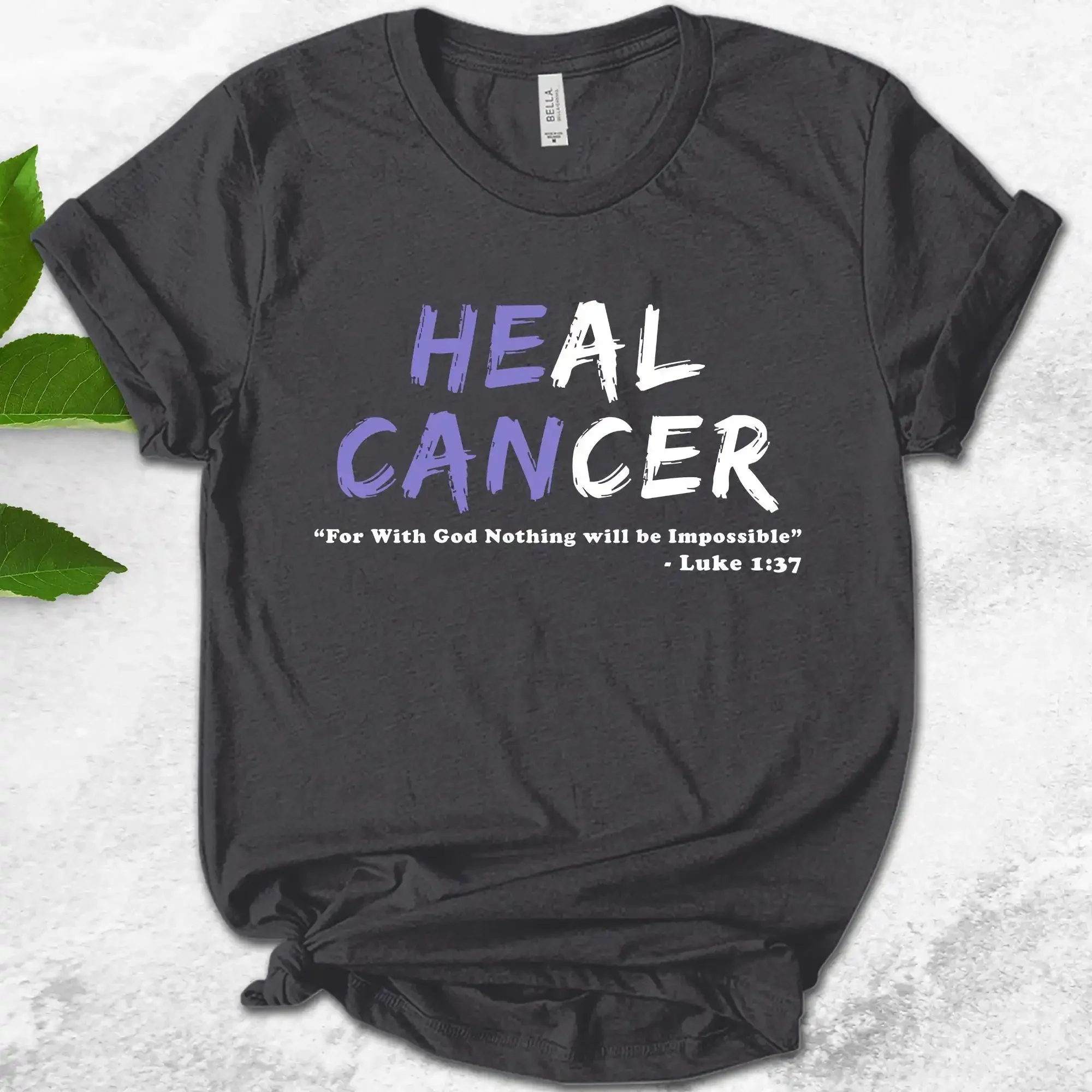 Esophageal Cancer Awareness shirt Wear Periwinkle in April Rainbow UNV215