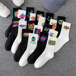 Four Seasons Children Fashion Boys and Girls New Comfortable Halloween Sports Style Mid-tube Socks