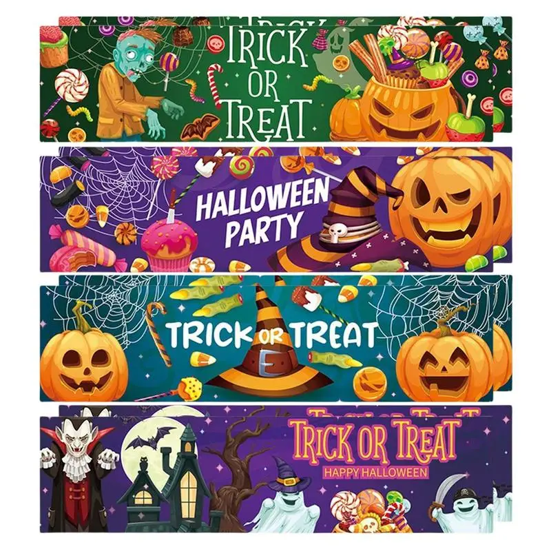 Waterfles Wikkel Rond Stickers Halloween Waterfles Wikkel Rond Labels Feestelijke Sfeer Decoratie Tool Voor Werkgebied