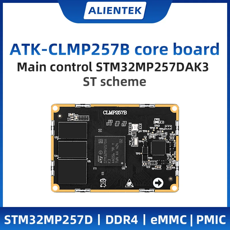 

ALIENTEK STM32 MP257 Core Board ARM Embedded Linux Heterocore A35&M33 AI Industrial Controls Automation Smart Home