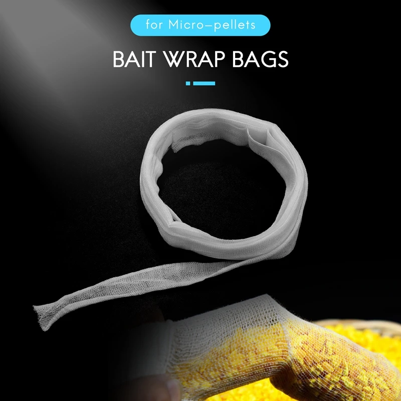 5M PVA 37mm Wide Mesh Refill Carp Fishing Stocking Boilie Rig Bait Wrap Bags