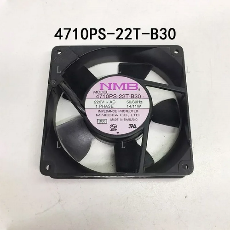 Nowy wentylator osiowy NMB 4710PS-22T-B30 220VAC 14/11W 120*120*25mm o wysokiej wydajności przepływu powietrza