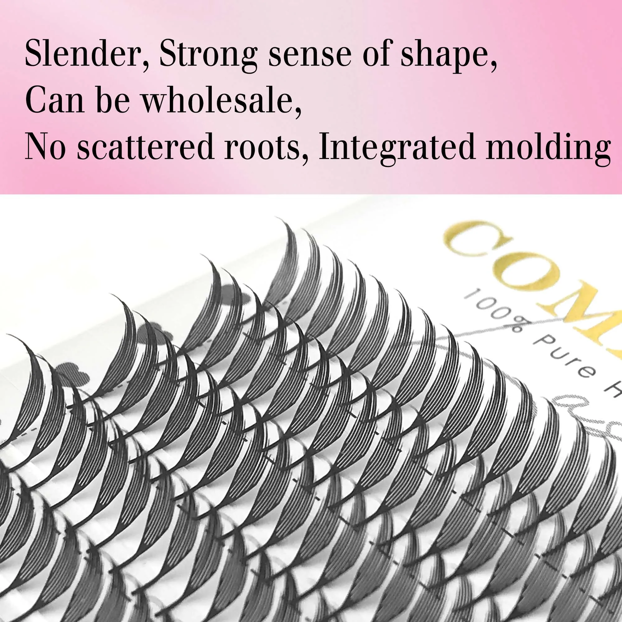 5pcs new spire lashes tower fans premade spikes eyelashes extensions 8-15mm for anime eyelashes makeup free shipping