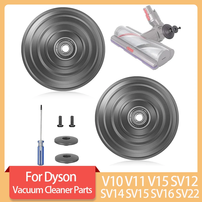 V-Ball Wheels For Dyson V10 V11 V15 Vacuum Cleaner 100W Direct Drive Cleaner Head Wheel Replacement Accessories Spare Parts