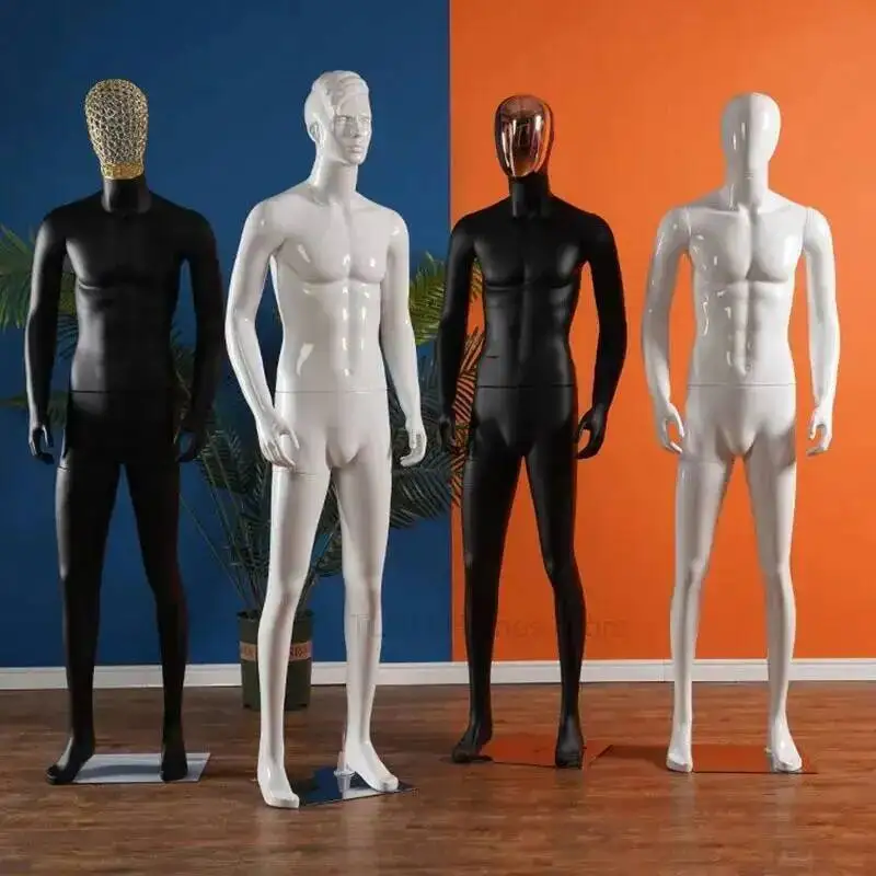 Muscle Mannequin Matte Mannequin Black Store Muscles Mannequin Men Full Prop Body For Clothing Clothing Sartorial Display Stand