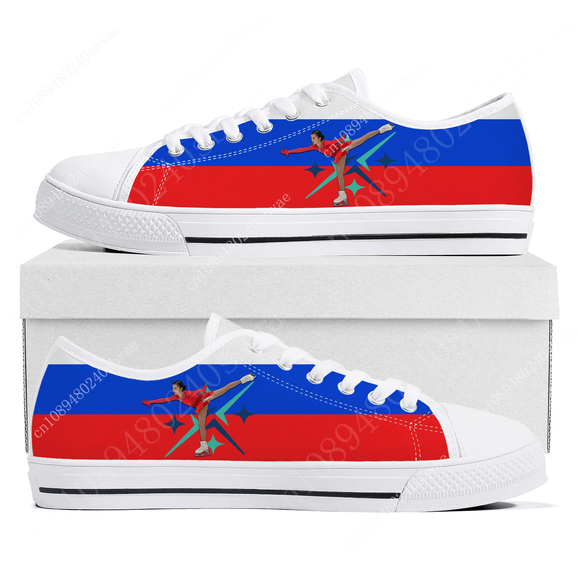 

Аделия Петросян Adeliia Petrosian Figure Skating Sneakers Low Top Shoes Men Women Teenager Canvas Custom Made Shoes