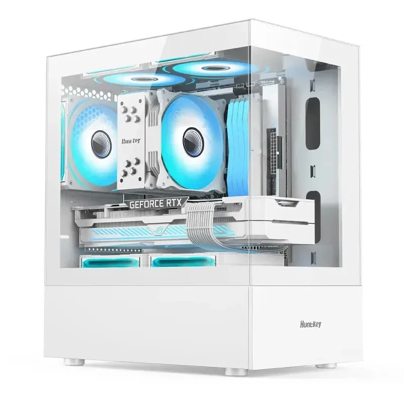 G30 Desktop-Computer I3 12100F 1T SSD RX580 8 GB DDR5 Quad-Core Win11 PC Desktop-Computer Host Büro- und Haushaltsgebrauch Gaming