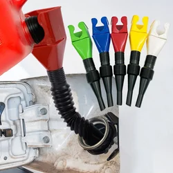 1/5Pcs Teleskop Auto Tanken Trichter Universal Auto Öl Füllung Ausrüstung Tragbare Faltbare Motor Öl Benzin Transfer Trichter