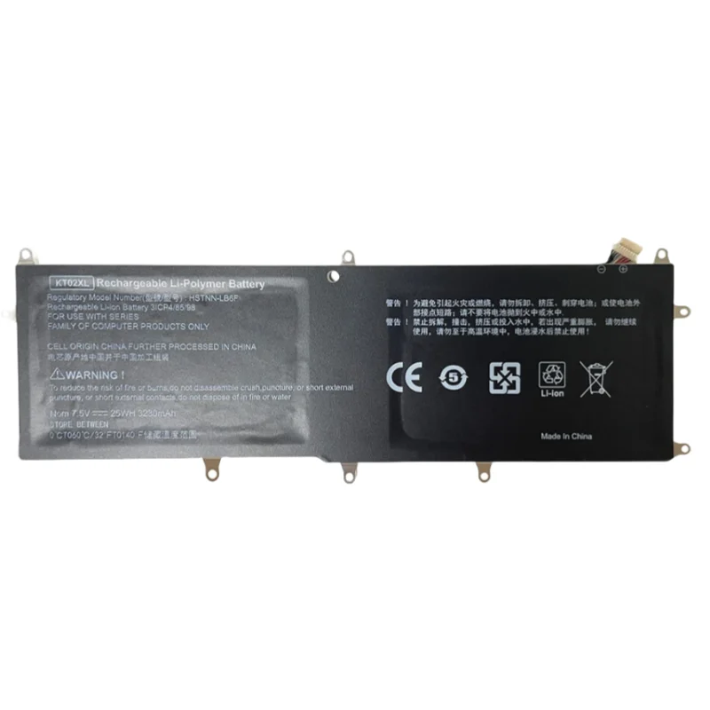 New Laptop Notebook Battery KT02XL 7.4V 25Wh For HP Pro x2 612 G1 Tablet Keyboard Base HSTNN-LB6F HSTNN-IB6F 753704-005