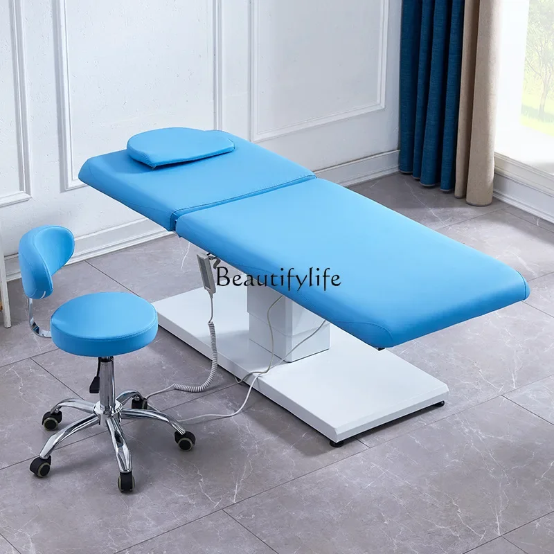 01-سرير تجميل كهربائي متعدد الوظائف لتدليك الرفع، سرير إعداد العظام للعلاج الطبيعي