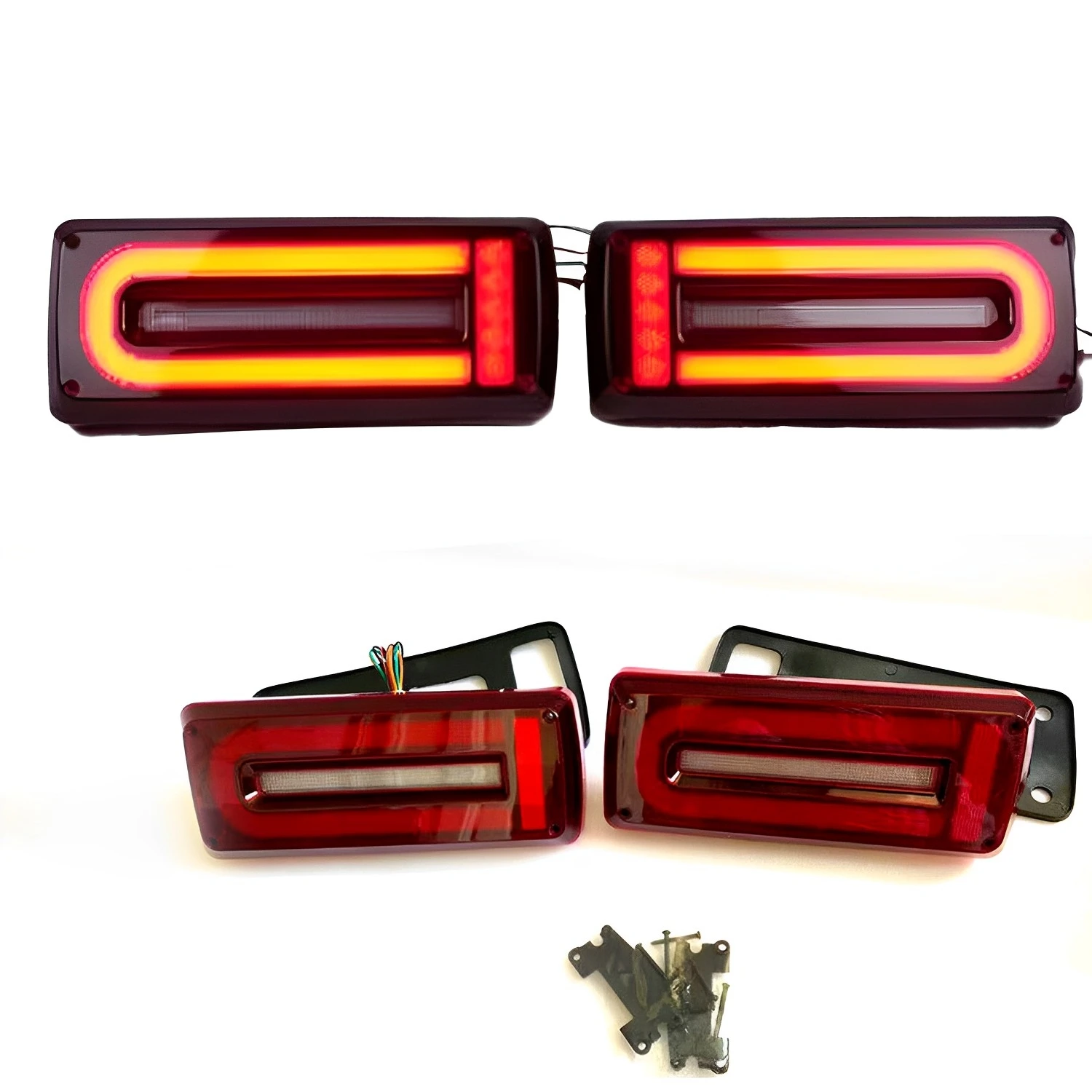 

DPGKITS 2 шт. W463 светодиодный комплект задних стоп-сигналов подходит для Mercedes Benz G-class G500 G63/G65 автомобильные аксессуары дропшиппинг