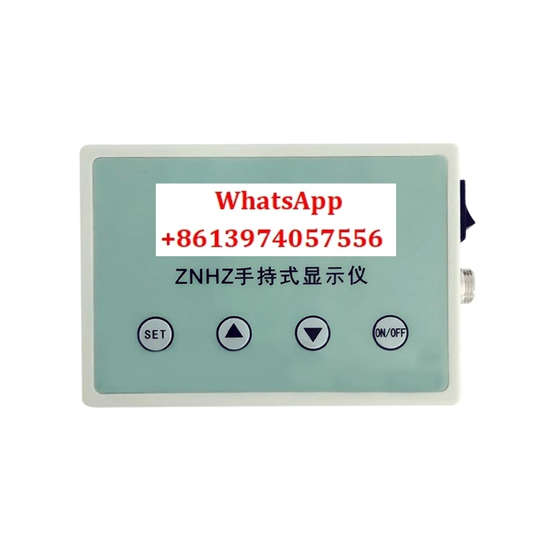 

Portable handheld instrument weighing force sensor