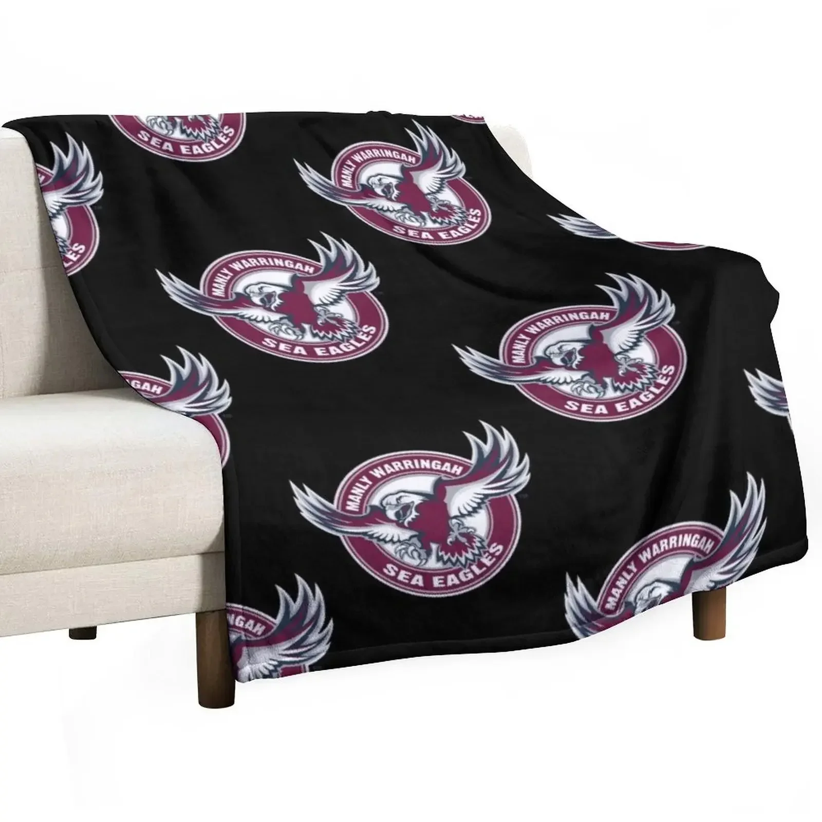 

Manly Warringah Sea Eagles Throw Blanket Beach Luxury Designer Blankets