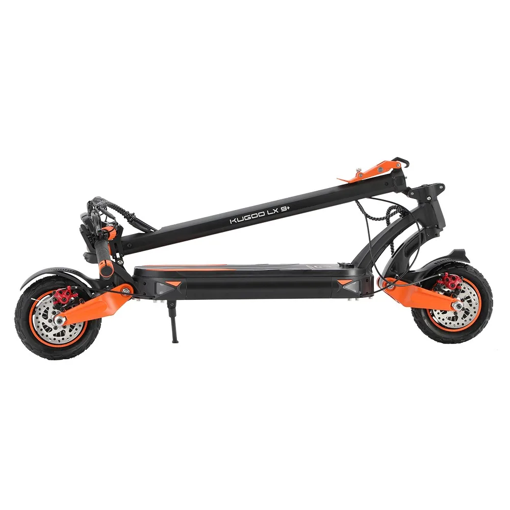 Kugoo Lx9+ E-Scooter 650W Motors 120K Max Load 65Km المدى المزدوج لمسافات طويلة المدى 6061 مادة سبائك الألومنيوم