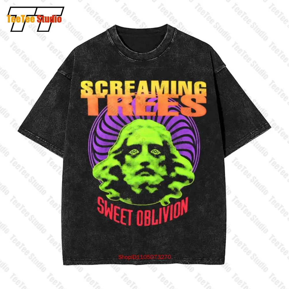 Screaming Trees Grunge Rock Band Solomon Grundy Vintage camiseta extragrande DIG4