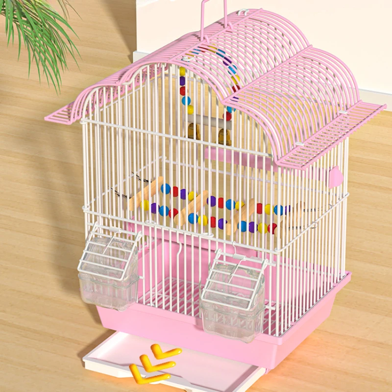 Rabbit Decoration Bird Cages Accessories Hut Outdoor Backpack Bird Cages Large Toys Gabbia Pappagallo Bird Supplies RR50BN