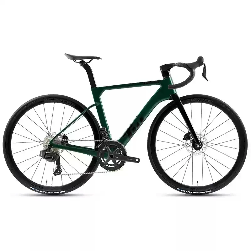 

700C 24 Speed Carbon Fiber Aero Road Bicycle 28 Inch 12x142mm Thru Axle Disc Brake Electric Derailleur Racing Components