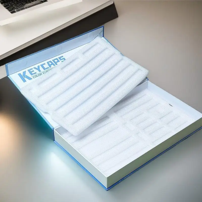 

Ящик для хранения клавиш, лоток для механической клавиатуры, прозрачный пылезащитный ящик для дисплея