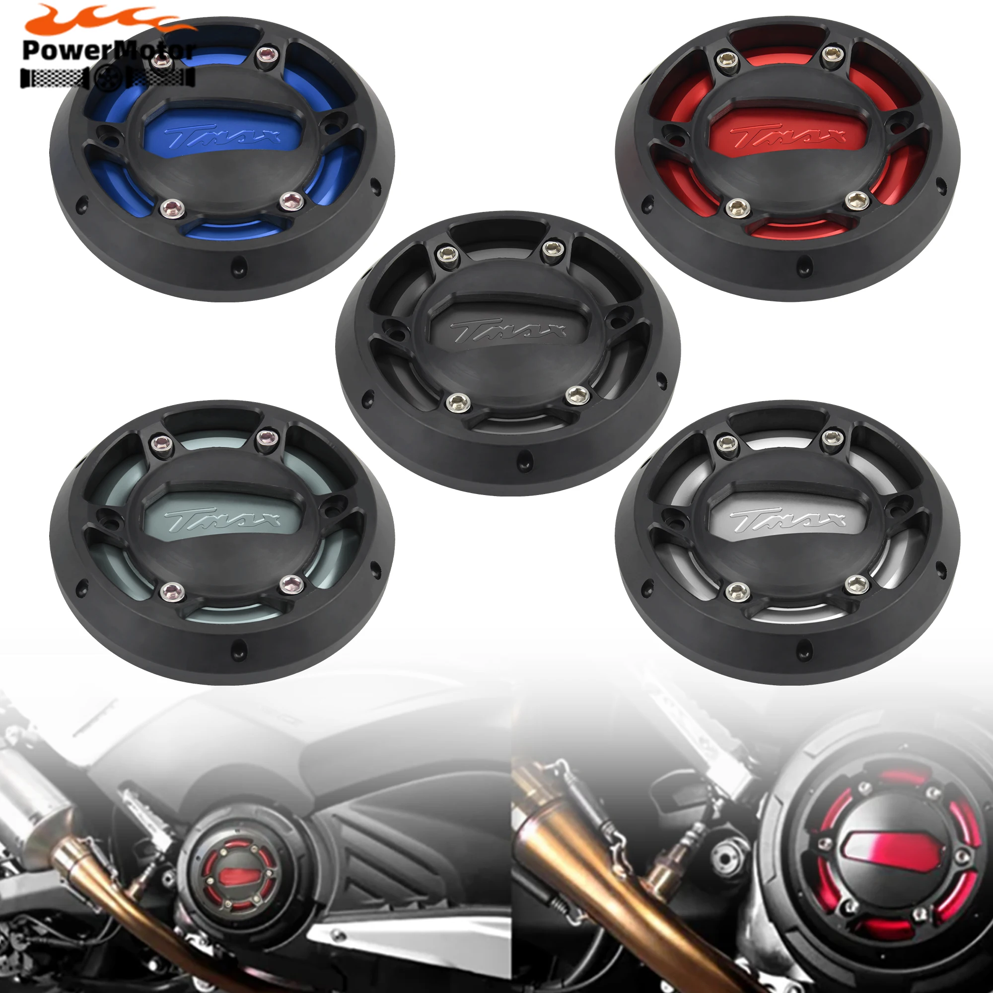 

Enduro Motorcycle Engine Protection Cover Stator Cover Slider Protector For Yamaha T-MAX TMAX 530 500 TMAX530 TMAX500 Modified