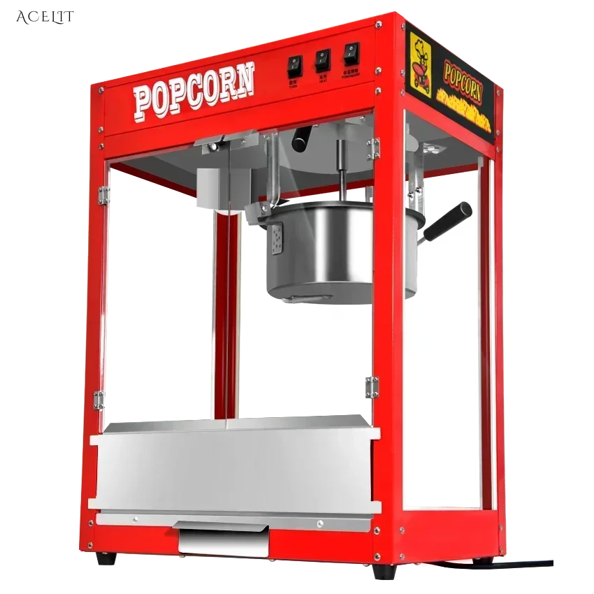 

cinema fully automatic popcorn machine. Commercial. Electric. Spherical butterfly design. corn machine for making popcorn.