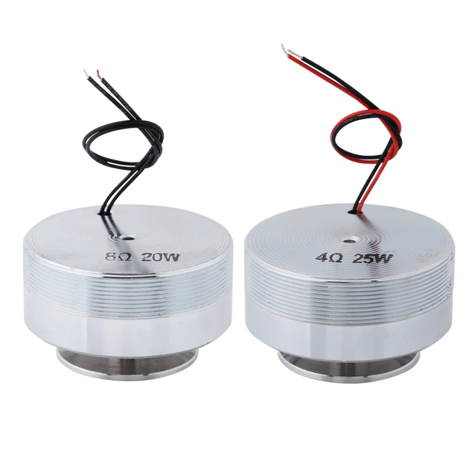 Altavoz de Resonancia de Frecuencia Completa de 25W y 50MM (2 Pulgadas), Altavoz de Vibración Redondo con Bajos Potentes