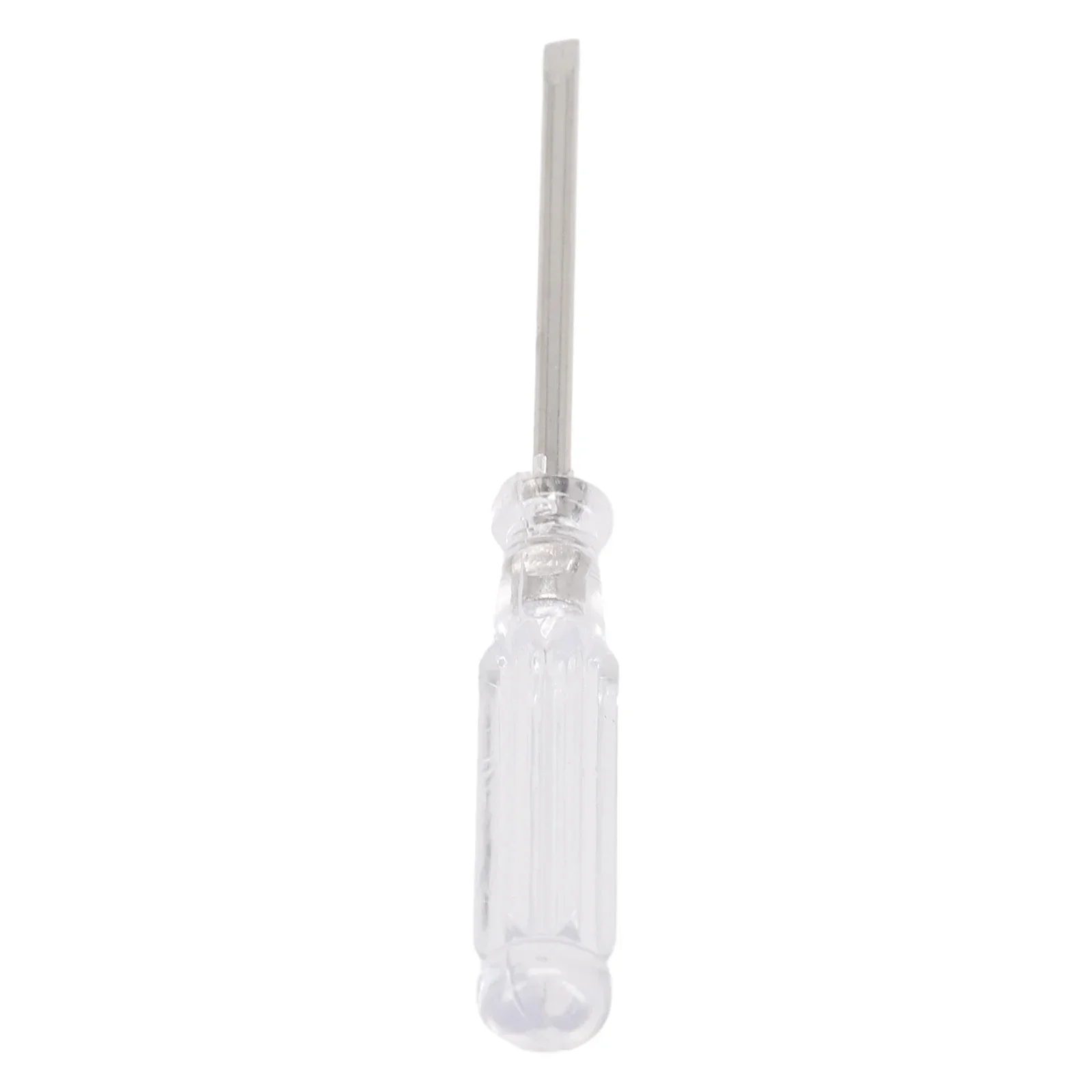 1pc Precision Small Screwdriver Cross Slotted Screwdriver Transparent Handle Mini Screw Driver Repair Hand Tools