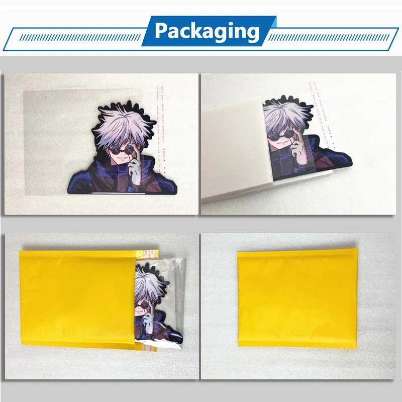 Shinobu  Motion Stickers Anime Art Laptop Ice-box Sticker Rengoku Giyuu Sticker AOT MHA Wall Art Anime Sticker Gifts