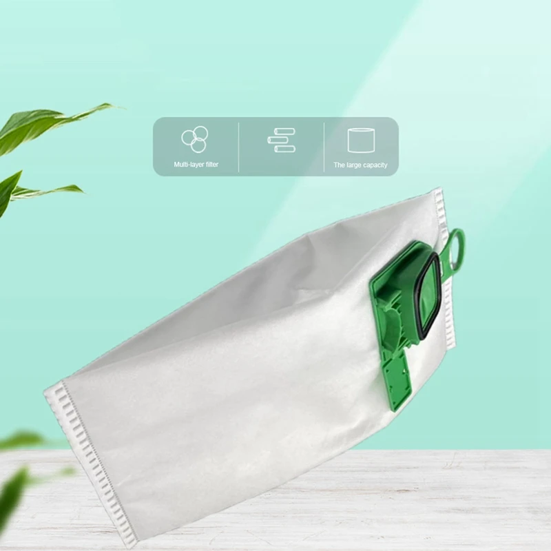 9Pcs Replacement Disposable Dust Bag Kit Compatible For Vorwerk VK140 VK150 Upright Vacuum Cleaner Spare Parts