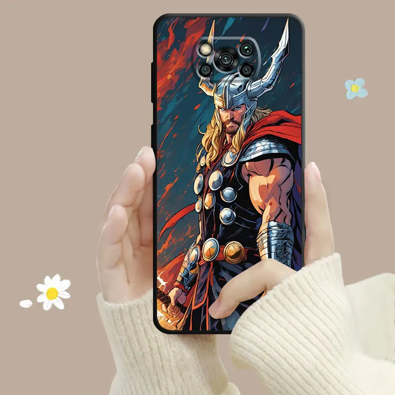 Phone Case For Xiaomi Poco X3 NFC F5 Mi 11T for Huawei P30 P40 for Honor X8a X8 90 for Pixel 7 Pro Marvel Ghost Rider Venom