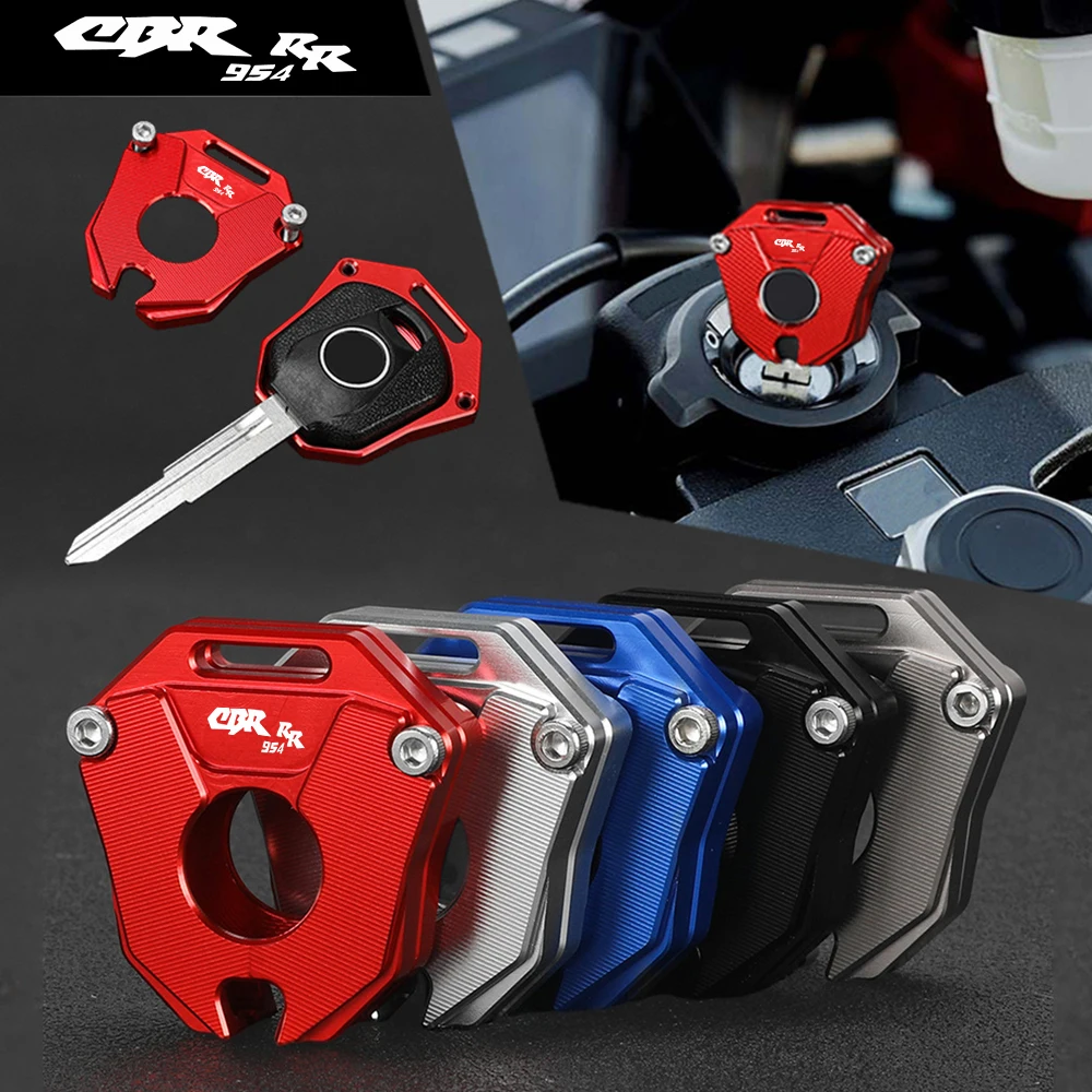 

For HONDA CBR954RR CBR 954 RR 2002 2003 Motorcycle CNC Alumiunm Accessories Key Cover Keychain Keyring Shell Case Protection