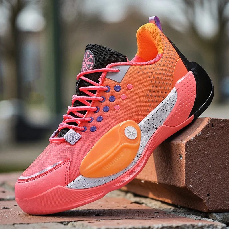 

Super Cool Men Women Basketball Shoes Designer Sport Shoes Couples Hard-Wearing Outdoor Basketball Training Shoe