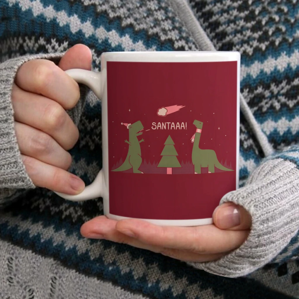 

Merry ExtinctionCoffee Mug Tea Cup 11oz Coffee Cup Funny Birthday Ceramic Mug Personalized Cup