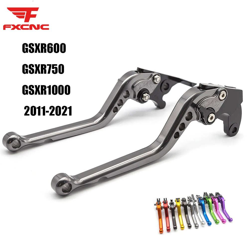 

For SUZUKI GSXR600 GSXR750 GSXR1000 2011-2021 Motorcycle Adjustable Brake Clutch Levers CNC Aluminum Motorbike Brake Lever