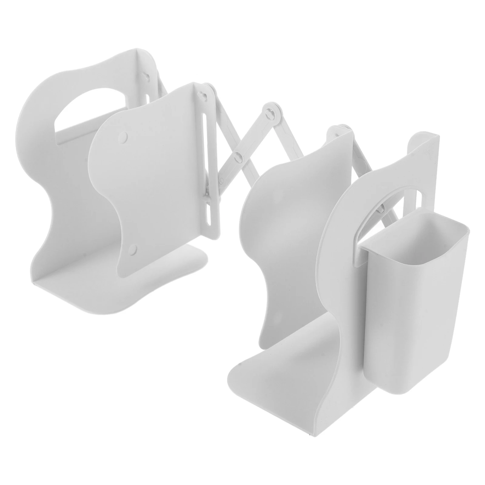 

Book Clip Cover Desktop Bookshelf Holder Stand Bookshelves Adjustable Display Magazine Holders for Organizer Small Binder