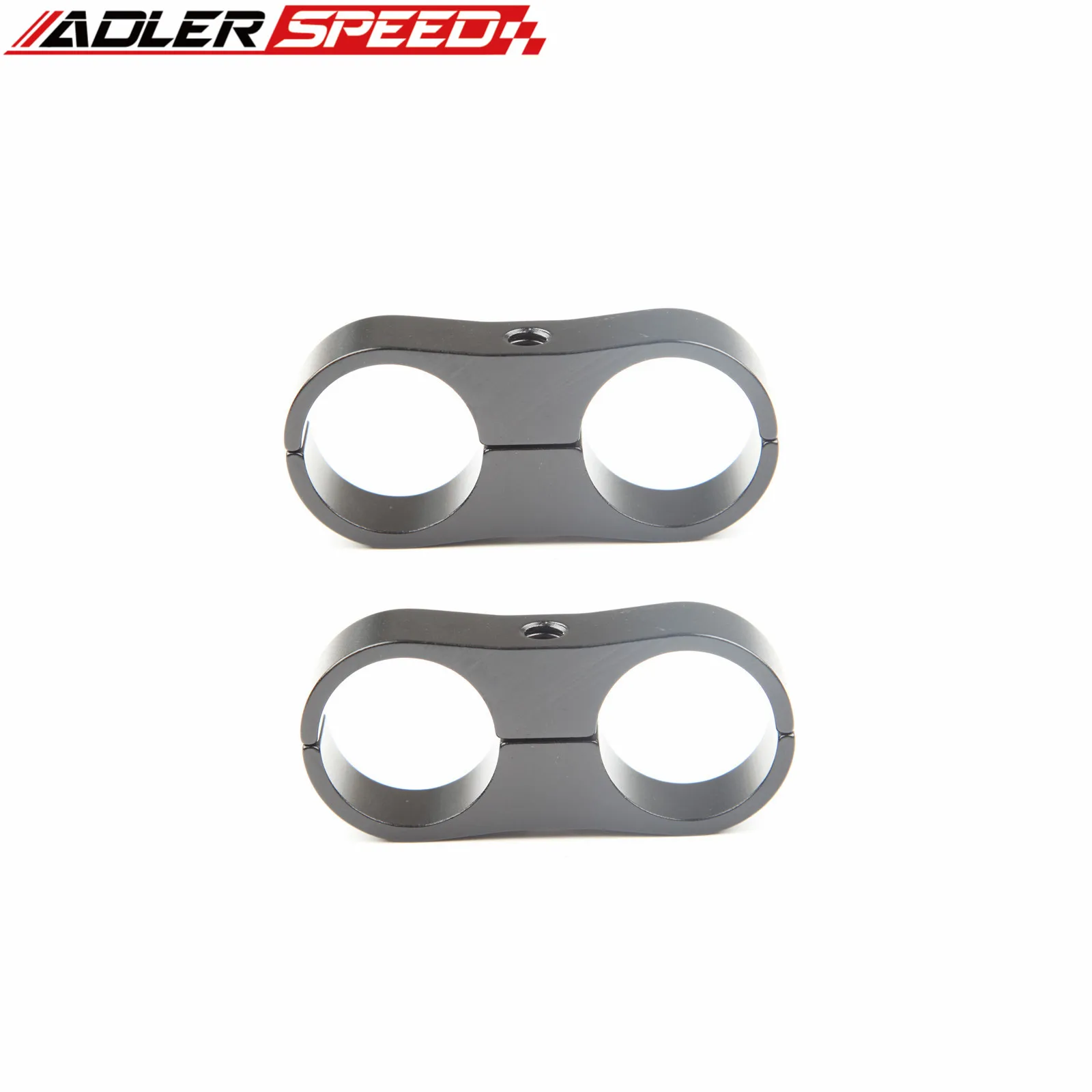 2PCS  -14AN 14AN ID 25.4mm Billet Fuel Black Hose Separator Fittings Adapter